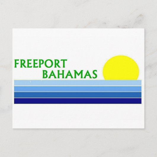 Freeport, Bahama's Briefkaart (Voorkant)