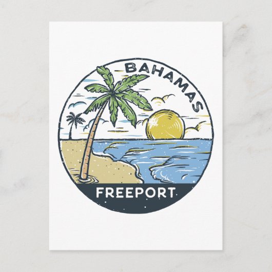 Freeport Bahamas  Briefkaart (Voorkant)