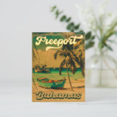 Freeport Bahamas  Souvenirs 80's Briefkaart (Staand voorkant)