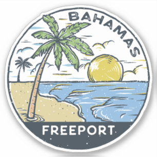 Freeport Bahamas  Sticker