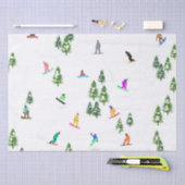 Freeride Snowboard Snowboarder Snowboarding Tissuepapier (Craft)