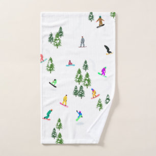 Freeride Snowboarder Illustration de snowboard