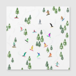 Freeride Snowboarder Snowboarding Illustratie