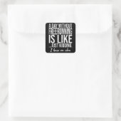 Freeruning grappig cadeau vierkante sticker (Tas)