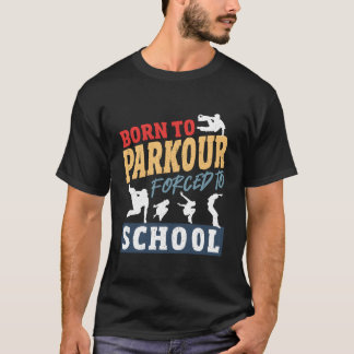 Freerunner Boys School Grappig Parkour T-shirt