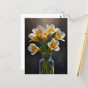 Freesia Bloemen Briefkaart