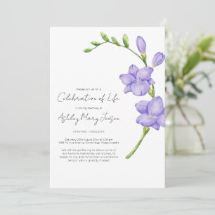 Freesia-herdenkingsdienst Kaart