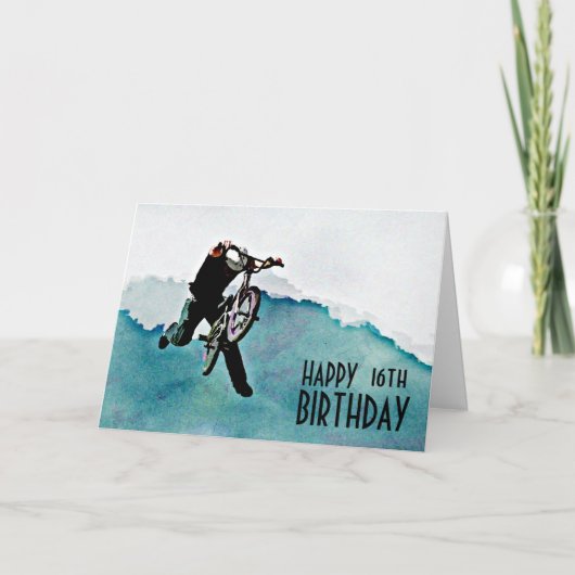 Freestyle BMX-fietstunt Kaart (Voorkant)