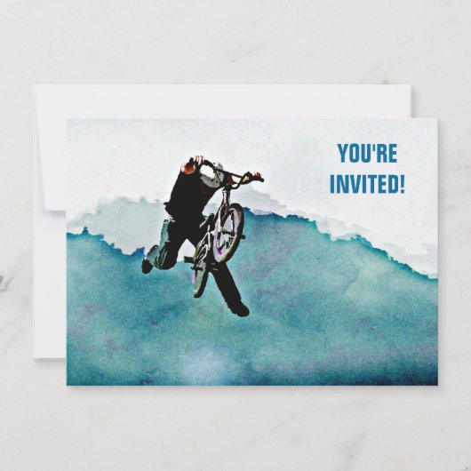 Freestyle BMX-fietstunt Kaart (Voorkant)