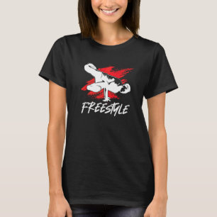 Freestyle Breakdance door Boying Boy Br T-shirt