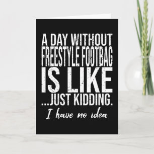 Freestyle Football grappig cadeauidee Kaart