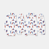 Freestyle Greco Roman Wrestling Pattern Bedankdoosjes (Uitgevouwen)