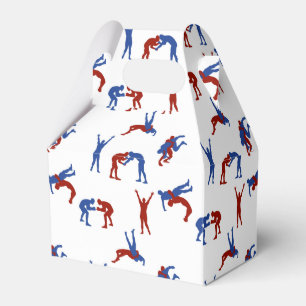 Freestyle Greco Roman Wrestling Pattern Bedankdoosjes