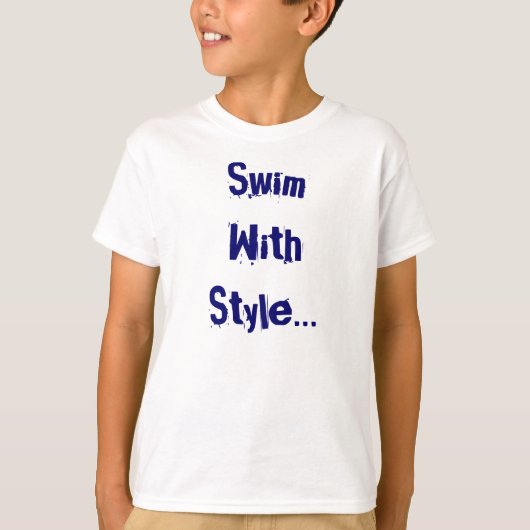 Freestyle Kinder Swim Tshirt (Voorkant)