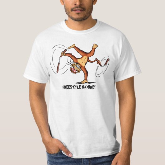 Freestyle Monkey T-shirt (Voorkant)