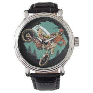 Freestyle Motorcycle Stunts FMX Horloge