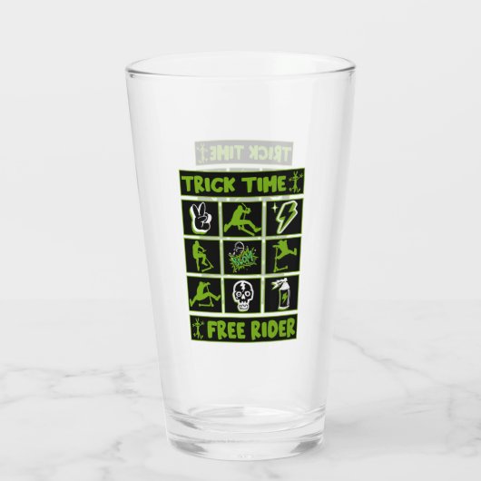 Freestyle scooter glas (Achterkant)