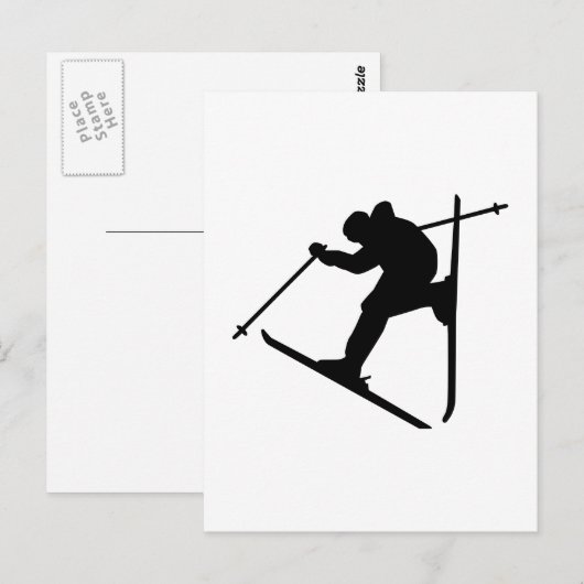 Freestyle-skiessprong Briefkaart (Voorkant / Achterkant)