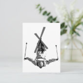 Freestyle Skiing Briefkaart (Staand voorkant)