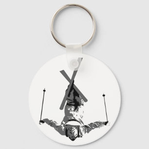 Freestyle Skiing Sleutelhanger