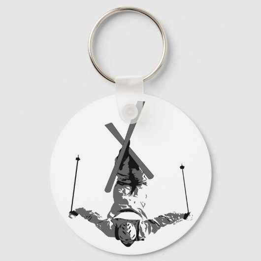 Freestyle Skiing Sleutelhanger (Voorkant)