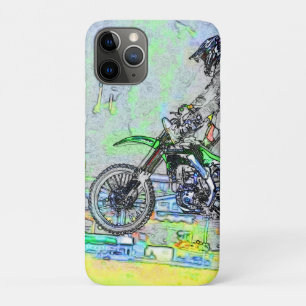 Freestyle Stuntman - Motocross Rider iPhone 11 Pro Hoesje