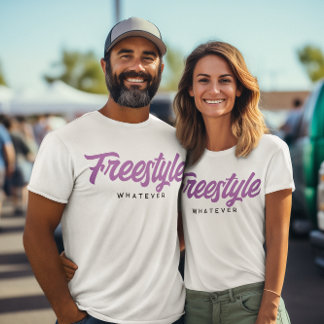 Freestyle wat humoristisch en grappig modern t-shirt