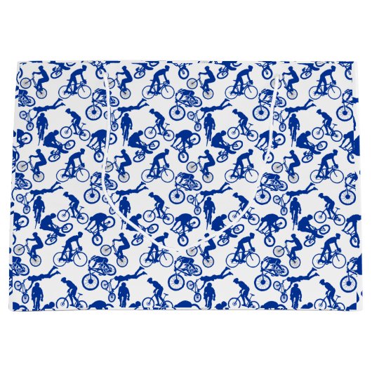 Freestyles Pattern.w x4 White BG Groot Cadeauzakje (Voorkant)