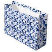 Freestyles Pattern.w x4 White BG Groot Cadeauzakje (Voorkant Gekanteld)