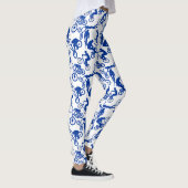 Freestyles Pattern.w x4 White BG Leggings (Rechts)