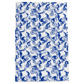 Freestyles Pattern.w x4 White BG Medium Cadeauzakje (Voorkant)