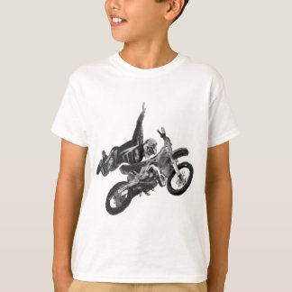 Freestyling met vuilfiets t-shirt