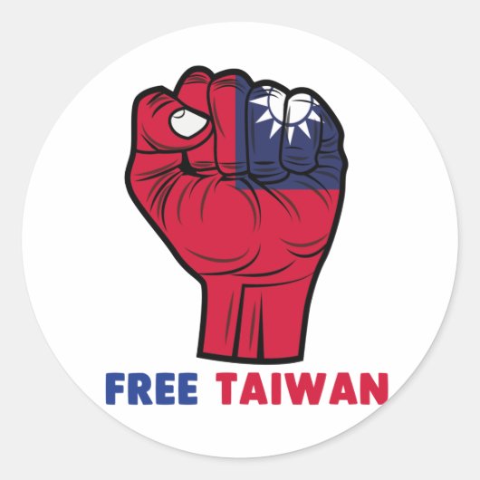 #freetaiwan Free Taiwan Sticker (Voorkant)