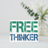 freethinker briefkaart (Staand voorkant)