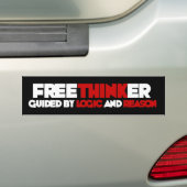 Freethinker Bumpersticker (Op auto)