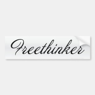 Freethinker Bumpersticker