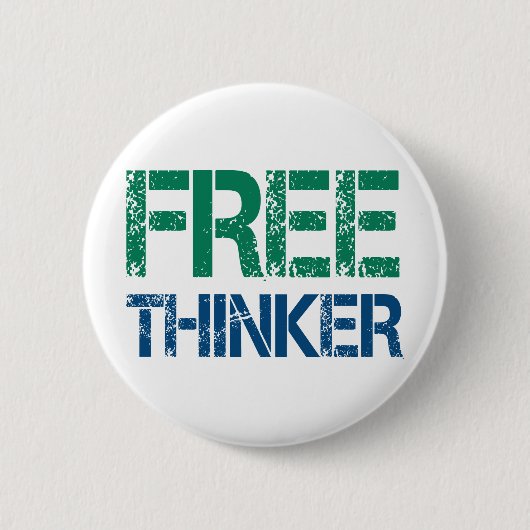 freethinker ronde button 5,7 cm (Voorkant)
