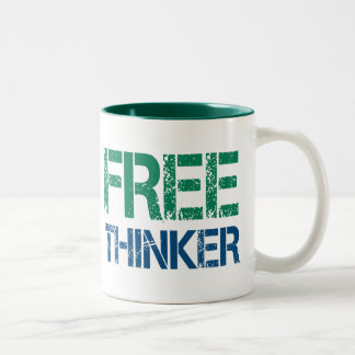 freethinker tweekleurige koffiemok