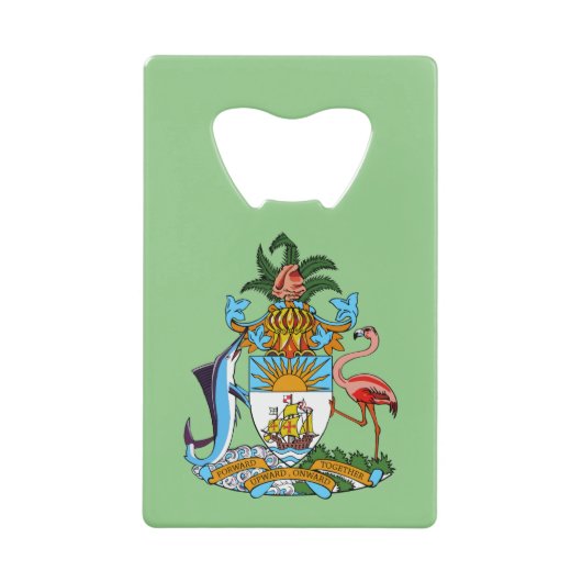 Freetown, Bahama's met het wapen van Eleuthera Kredietkaart Flessenopener (Voorkant)
