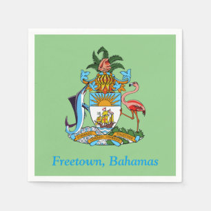 Freetown, Bahama's met het wapen van Eleuthera Servet