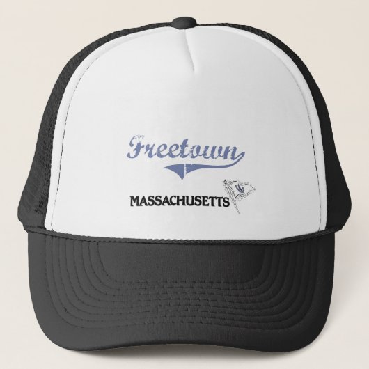 Freetown Massachusetts City Classic Trucker Pet (Voorkant)