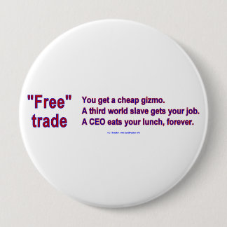 FreeTradeGizmo Ronde Button 4,0 Cm