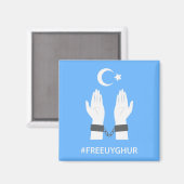 #FREEUYGHUR MAGNEET (Voorkant / Achterkant)