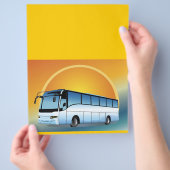 FreeVector-Bus Transporttouring Flyer (Hand)