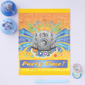 FreeVector-Party-Footage.ai Flyer (Enkel)