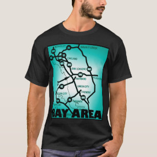 Freeway-plattegrond T-shirt