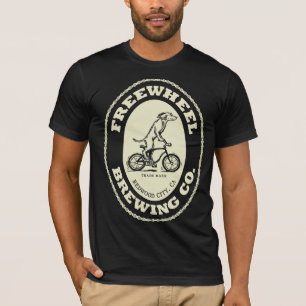 Freewheels Brewing Co. Logo - crème (alleen voorz T-shirt