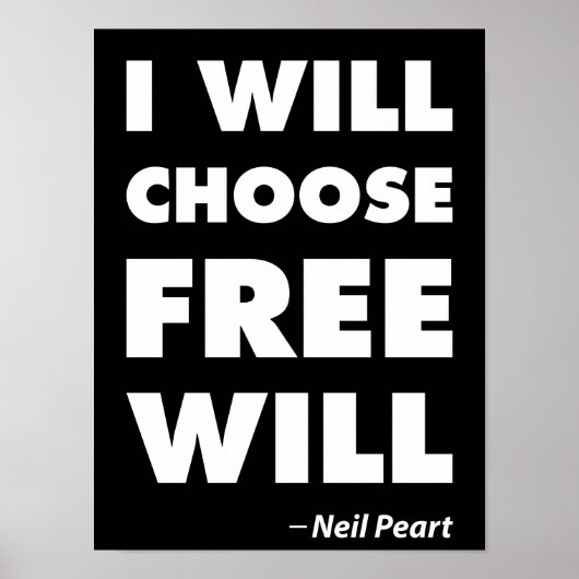 Freewill Poster (Voorkant)