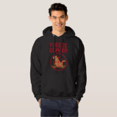 Freeze Gopher Hunting Funny Gopher Hunter Hoodie (Voorkant volledig)