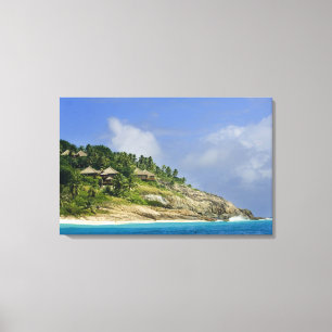 Fregate Island resort PR) Canvas Afdruk